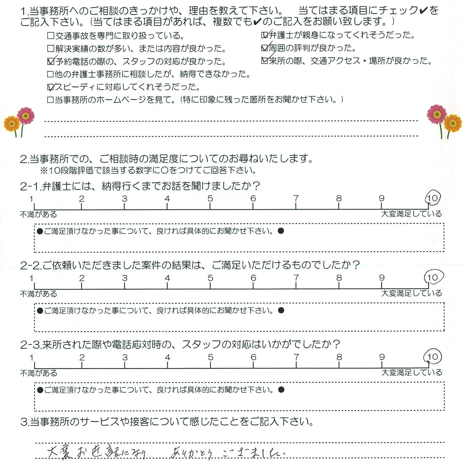 お客様アンケート(交通事故)20151218