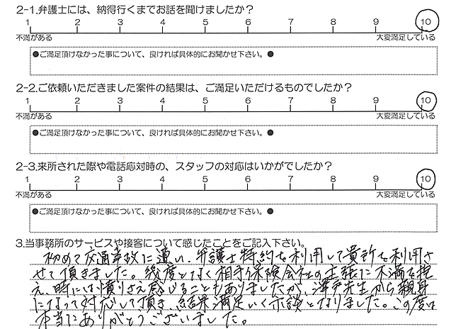 お客様アンケート20190823